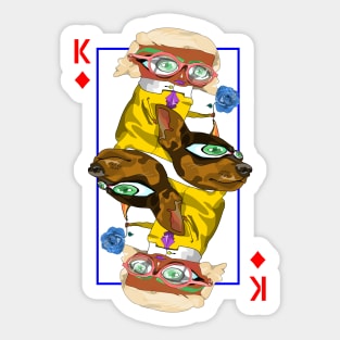 King of diamonds Sticker